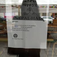 closed til October :'( at Nepal Haus in Munich