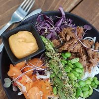 Ginger noodle bowl at A.VO.KA.DO in Malmo