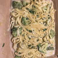 Broccoli Alfredo   at A Live Kitchen in Queens