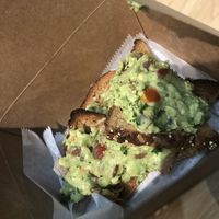 Avocado toast   at A Live Kitchen in Queens