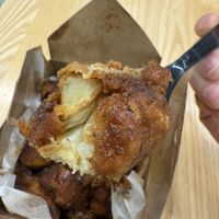 General Tso’s cauliflower  at A Live Kitchen in Queens