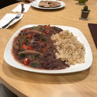 Jackfruit and ital stew for you! Awesome surprise on a jfk overnight stay! What a treat.  Tastes better than it looks!  at A Live Kitchen in Queens