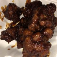 BBQ fried cauliflower  at A Live Kitchen in Queens