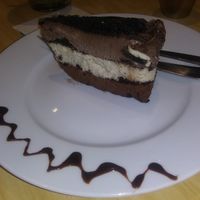 Cookie and cream cake at A Live Kitchen in Queens