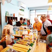 dairy free and vegan ice cream available here at Om La-Mai at Om La Mai in Chiang Rai
