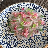 Wonderful onion salad at SHA Wellness Clinic in Lalbir