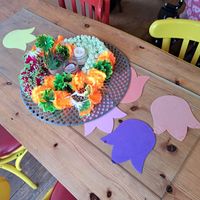 Some table decorations. at Delhish in Oxford