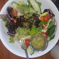 Salad at Leafy Greens Cafe in St Petersburg