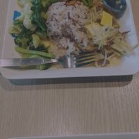 Brown rice with stir fried veggies and tofu  #Veganuary at Terminal 21 - Pier 21 Food Court Stall in Pattaya