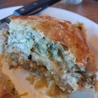 Tofu chicken at Pieminister - Stokes Croft in Bristol