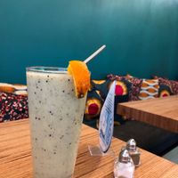 Kiwi and fruit smoothie  at Sixta in Toulouse