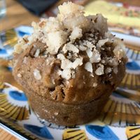 Coffee and Brazil nut muffin at Sixta in Toulouse