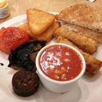 Vegan breakfast at Heidi's Grasmere Lodge in Grasmere