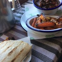 Food was nice enough!  at Roots & Shoots Cafe in Bath