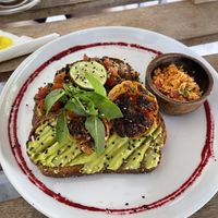 Avo toast  at Salty Swami's in Hikkaduwa
