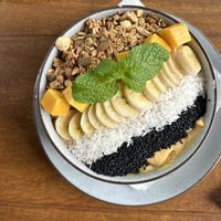 Tropical smoothie bowl  at Salty Swami's in Hikkaduwa