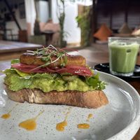Avo bread  at Salty Swami's in Hikkaduwa