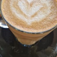 Oat latte at Salty Swami's in Hikkaduwa