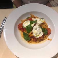 Pasta with tomato etc at Effe Terrattoria in Tokyo