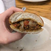 Vegan Philly cross section at Melt Revival in Cincinnati