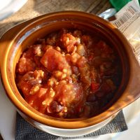 Vegan black bean soup (cup) at Melt Revival in Cincinnati