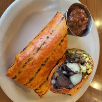 Vegan breast burrito with seitan  at Melt Revival in Cincinnati