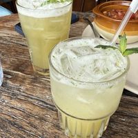 Mocktails! Basil mint lemonadee  at Melt Revival in Cincinnati