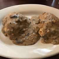 Vegan biscuits and gravy at Melt Revival in Cincinnati