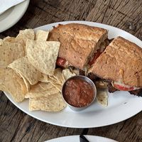 Lunch at Melt - vegetarian cheesesteak  at Melt Revival in Cincinnati