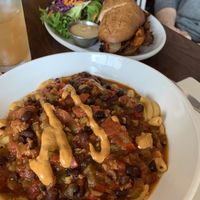 Vegan chili Mac  at Melt Revival in Cincinnati