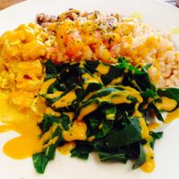 breakfast scramble at Sun in Bloom in Brooklyn