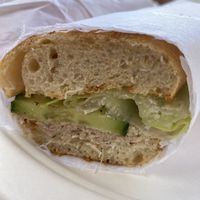 Tuna baguette  at AVO Cafe in Santa Monica