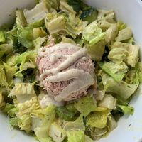 Tuna scoop salad made with jackfruit  at AVO Cafe in Santa Monica