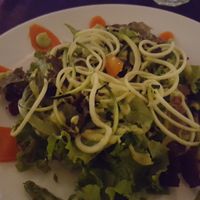 Fresh Salad with avocado lime no oil dressing at Art Cafe Hemingway in Kapaa