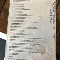 Menu July 2024  at Outpost in Liverpool