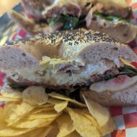 Beyond bagel at Bagelboys Restaurant & Bakery in Zurich