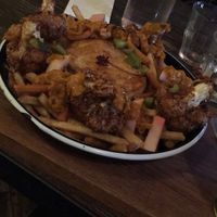Cauliflower fries and pie  at Pieminister - Broad Quay in Bristol