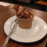 Pecan pie ice-cream sundae at Pieminister in Cardiff