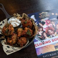 Parsnip bites at Pieminister in Sheffield