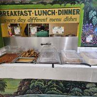 Buffet at Planeta Vegetariano in Puerto Vallarta