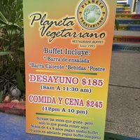 Simple breakfast and rest of the meals pricing  at Planeta Vegetariano in Puerto Vallarta