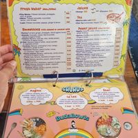Menu2 at Peace & Bowl in Playa Del Carmen