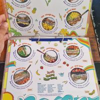 Menu3 at Peace & Bowl in Playa Del Carmen