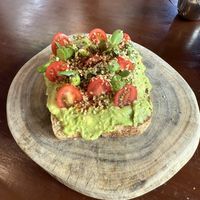 Avocado Toastt  at Peace & Bowl in Playa Del Carmen