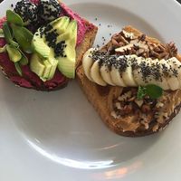 sweet and salty breakfast at Peace & Bowl in Playa Del Carmen