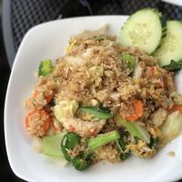 Fried rice with “shrimp”  at Bulan Thai Vegetarian Kitchen - Silver Lake in Los Angeles