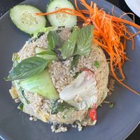 Green curry fried rice so good I cried  at Bulan Thai Vegetarian Kitchen - Silver Lake in Los Angeles