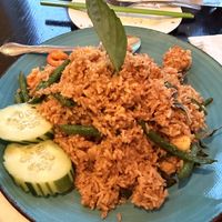 Pring khing fried rice  at Bulan Thai Vegetarian Kitchen - Silver Lake in Los Angeles