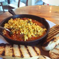 Breakfast scramble  at Moondog in Key West