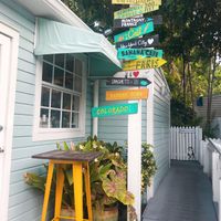 Outside  at Moondog in Key West